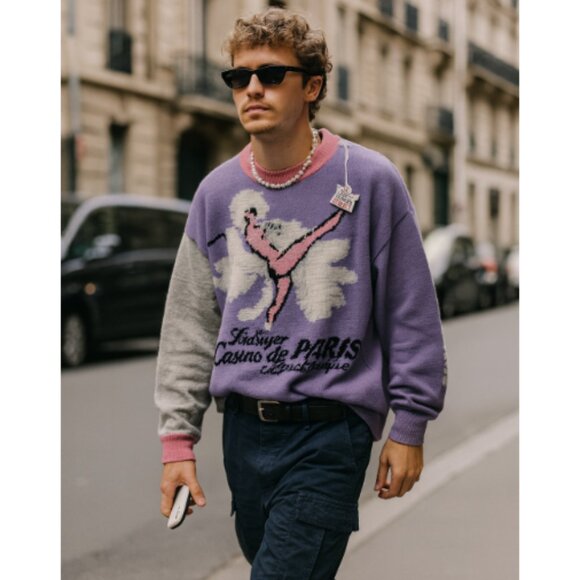 KidSuper Funny Business 2023 Sweater Mens size  XL Streetwear NWT - Picture 2 of 16